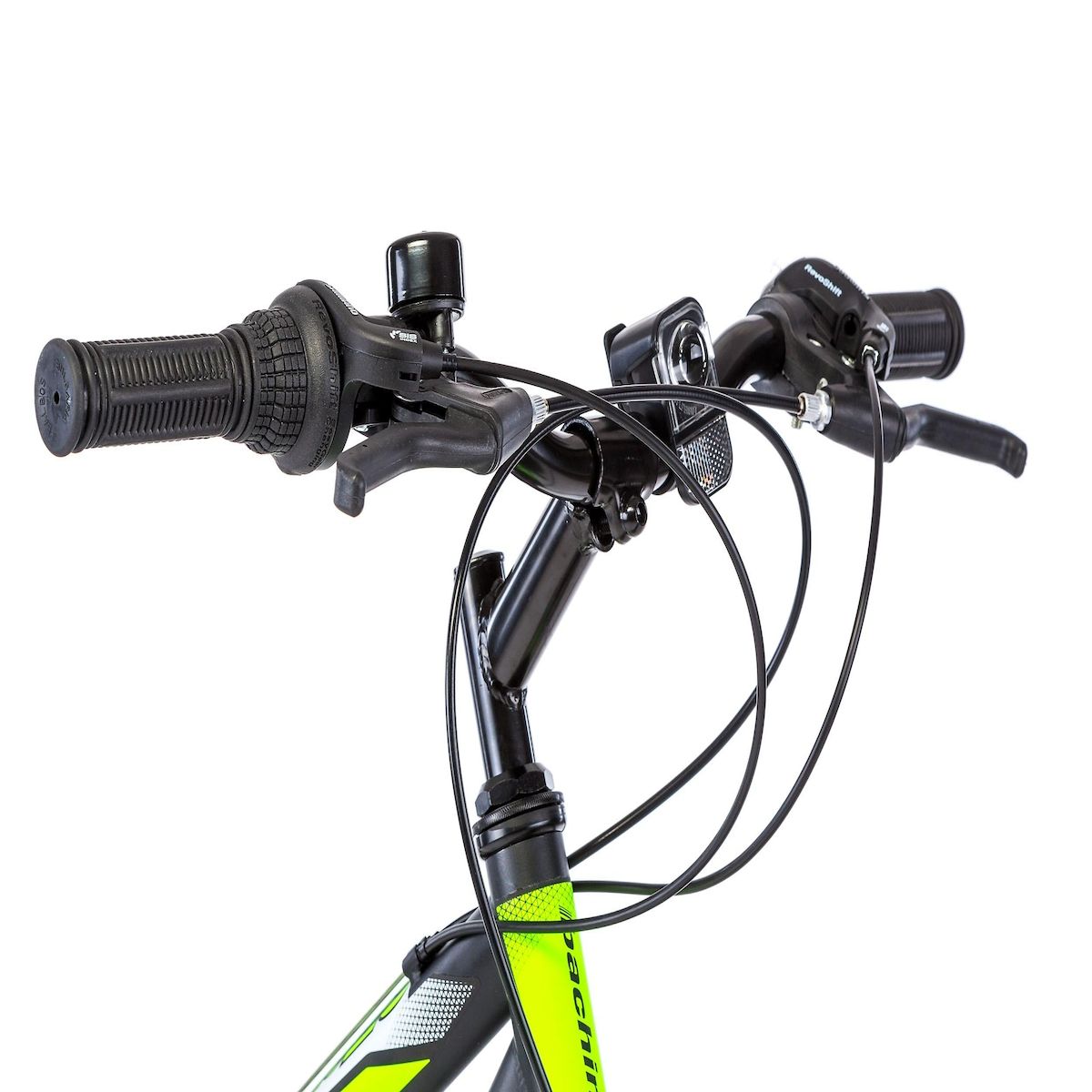 BACHINI Vélo VTT 26'' - Vélo Tout Suspendu - 18 Vitesses - Transmission Shimano - Freins V-Brake - Jantes Alu