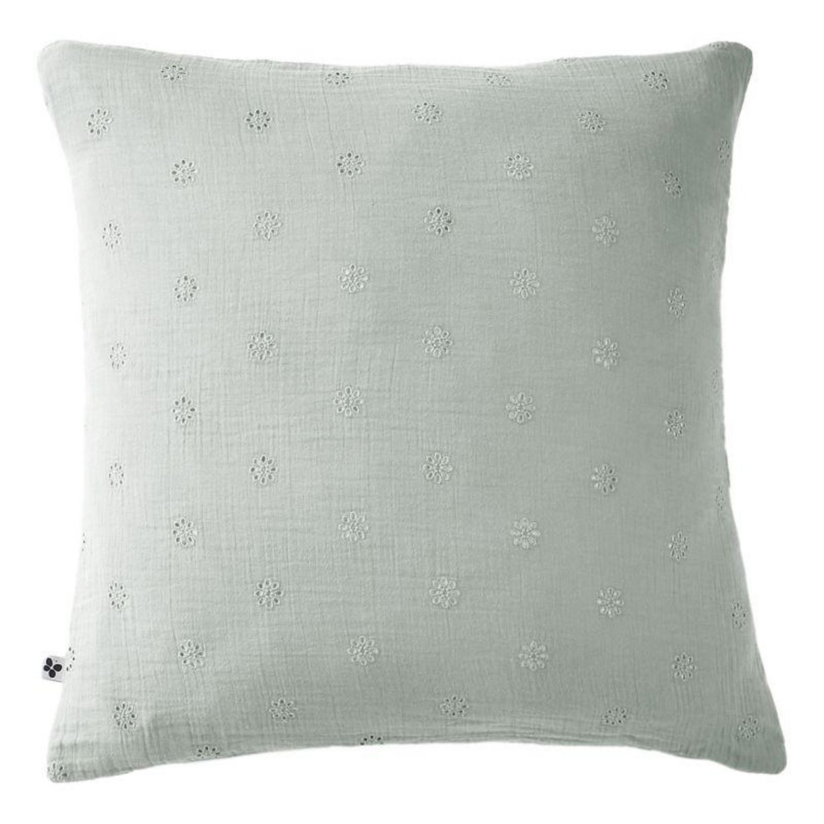 L EFFET PAPILLON Taie d'oreiller Brodée Déco  Gaïa Boho  60 x 60 cm & 50 x 70 cm  Gaze de Coton  l'Effet Papillon -  - 50 x 70 cm
