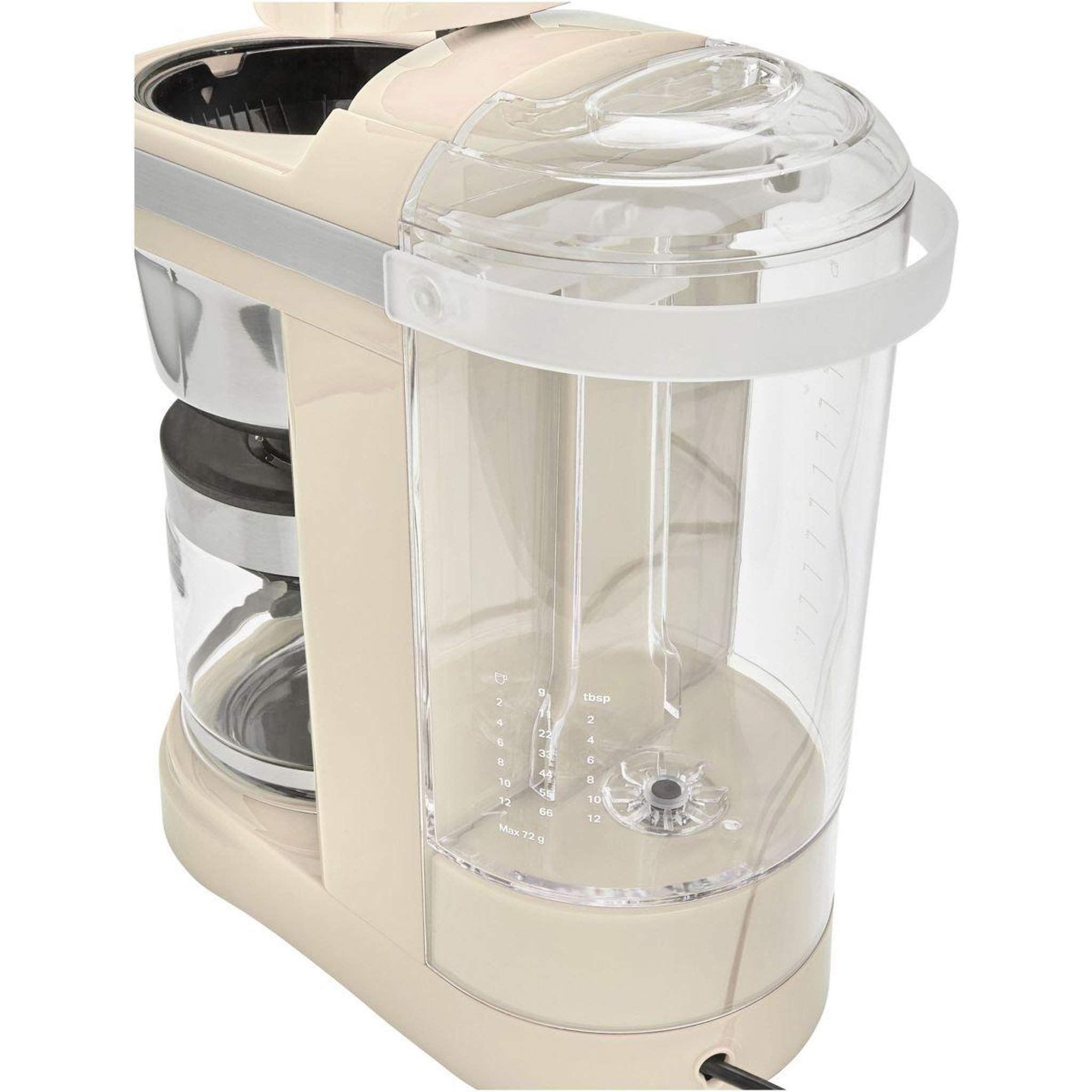 Voir la diapositive 5 : KitchenAid Cafetière filtre 5kcm1209eac crème