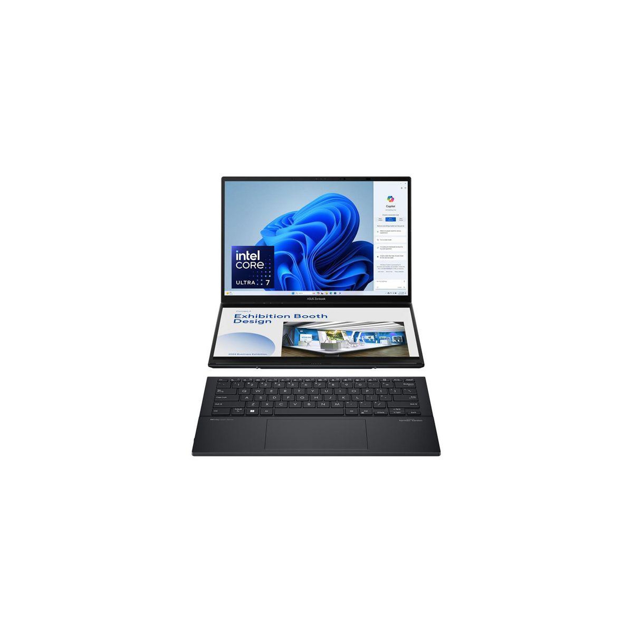 Voir la diapositive 1 : ASUS Ordinateur portable Zenbook Duo UX8406MA-DRQL411W