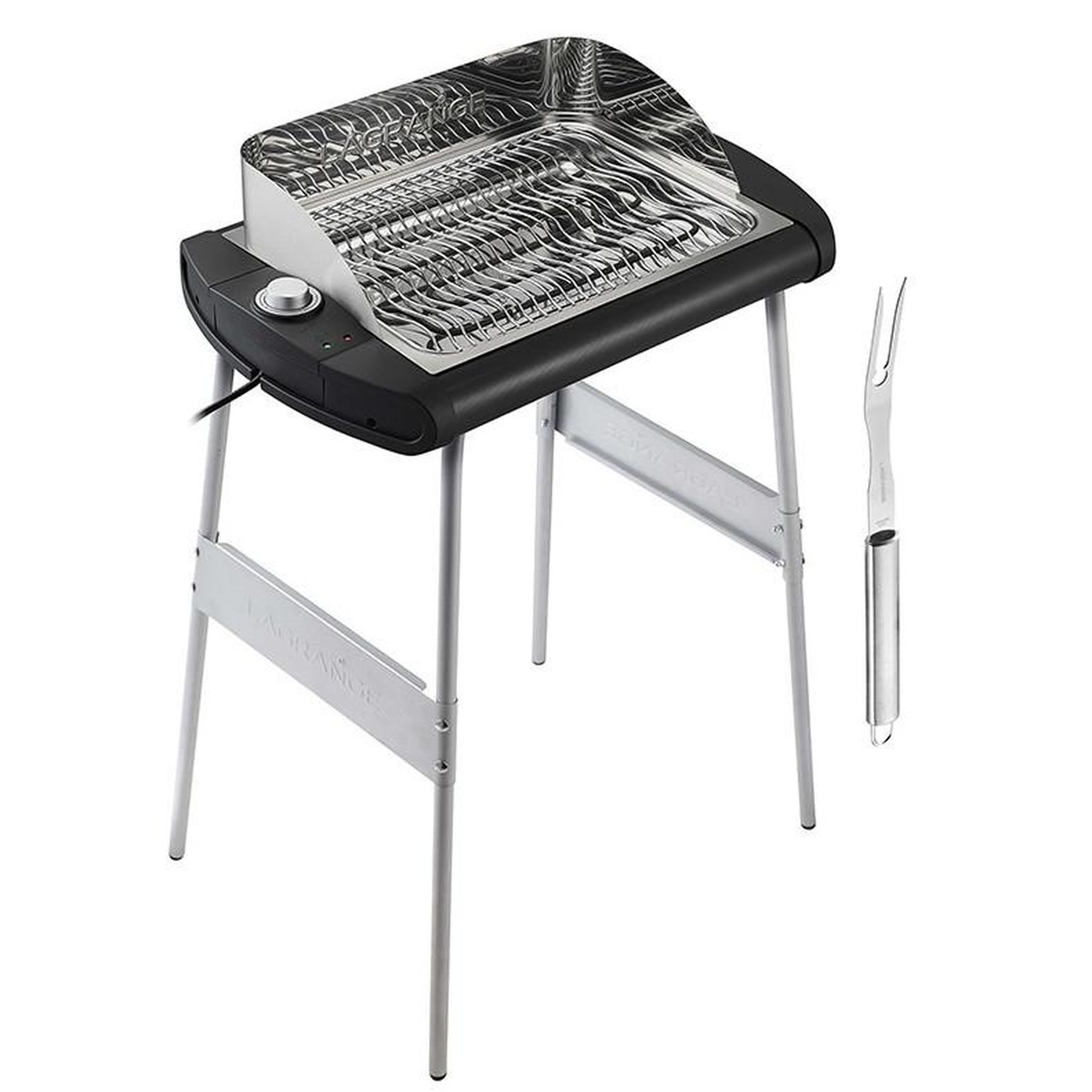 Voir la diapositive 4 : LAGRANGE Barbecue electrique sur pieds 2300w - 319005
