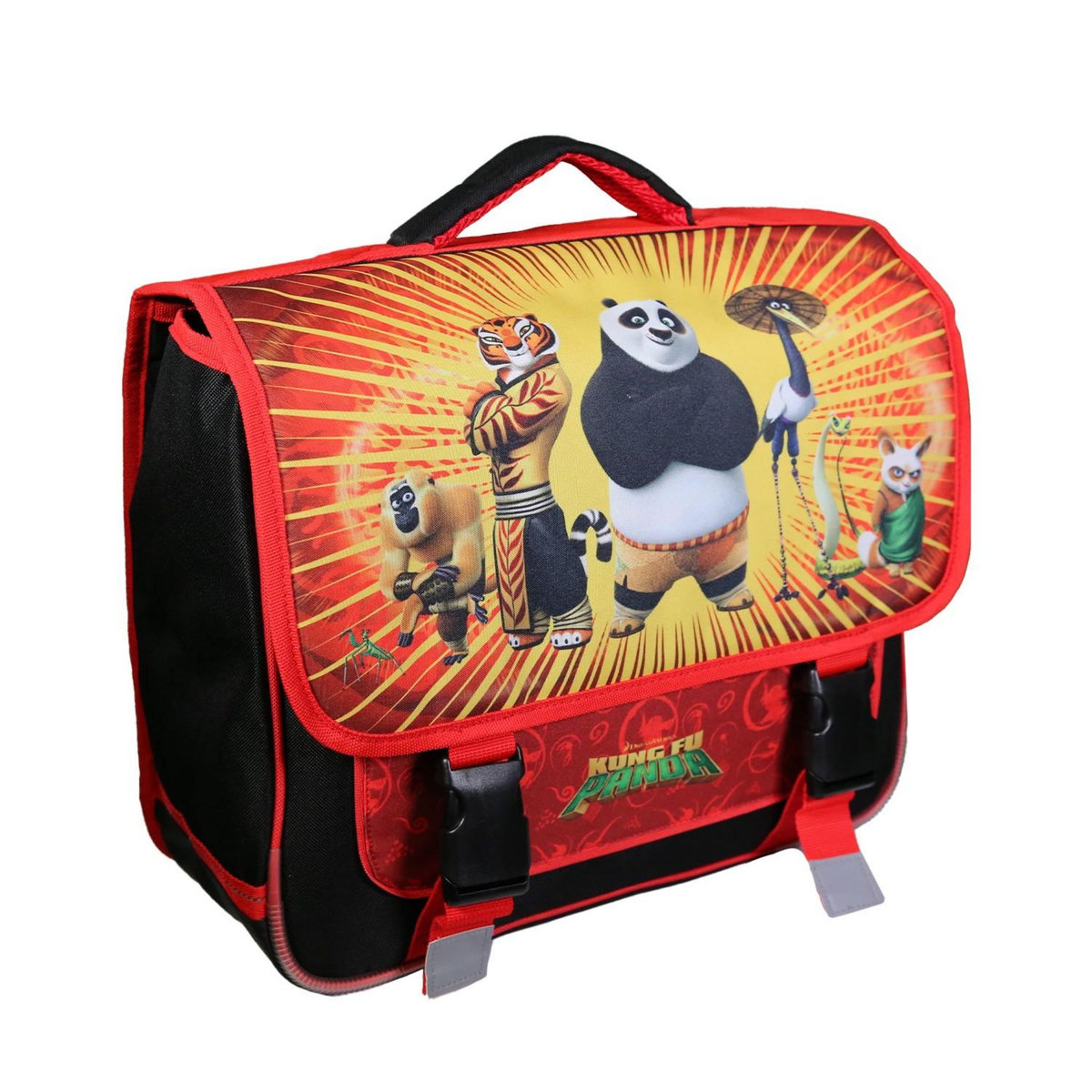 Bagtrotter BAGTROTTER Cartable 38 cm Kung Fu Panda Rouge