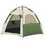 Voir la diapositive 5 : VIDAXL Tente de camping cabine 4 personnes vert liberation rapide