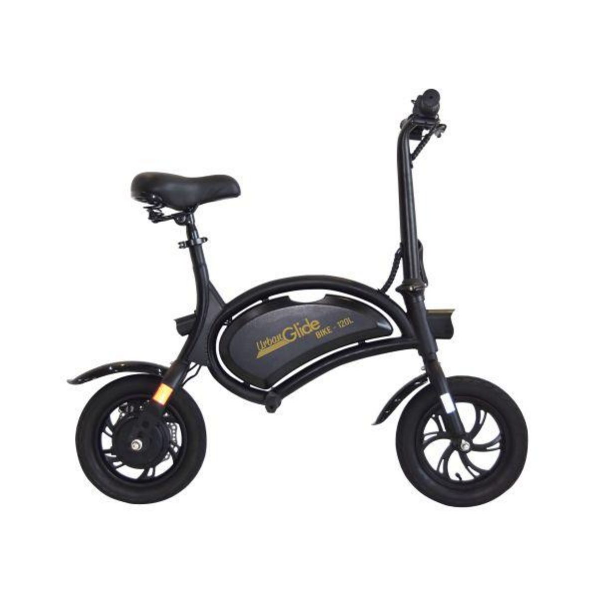 URBANGLIDE Draisienne électrique URBANGLIDE BIKE 120S – Adulte / Ado dès 14 ans, 36V 6Ah, 25 km/h, pliable, LED, 12 pouces