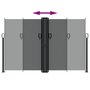 Voir la diapositive 5 : VIDAXL Auvent lateral retractable anthracite 160x1200 cm