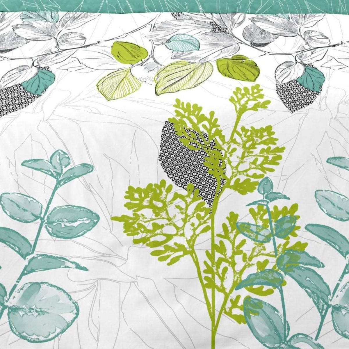 Dourev Housse de couette 260x240 POLLY + 2 taies 100% coton