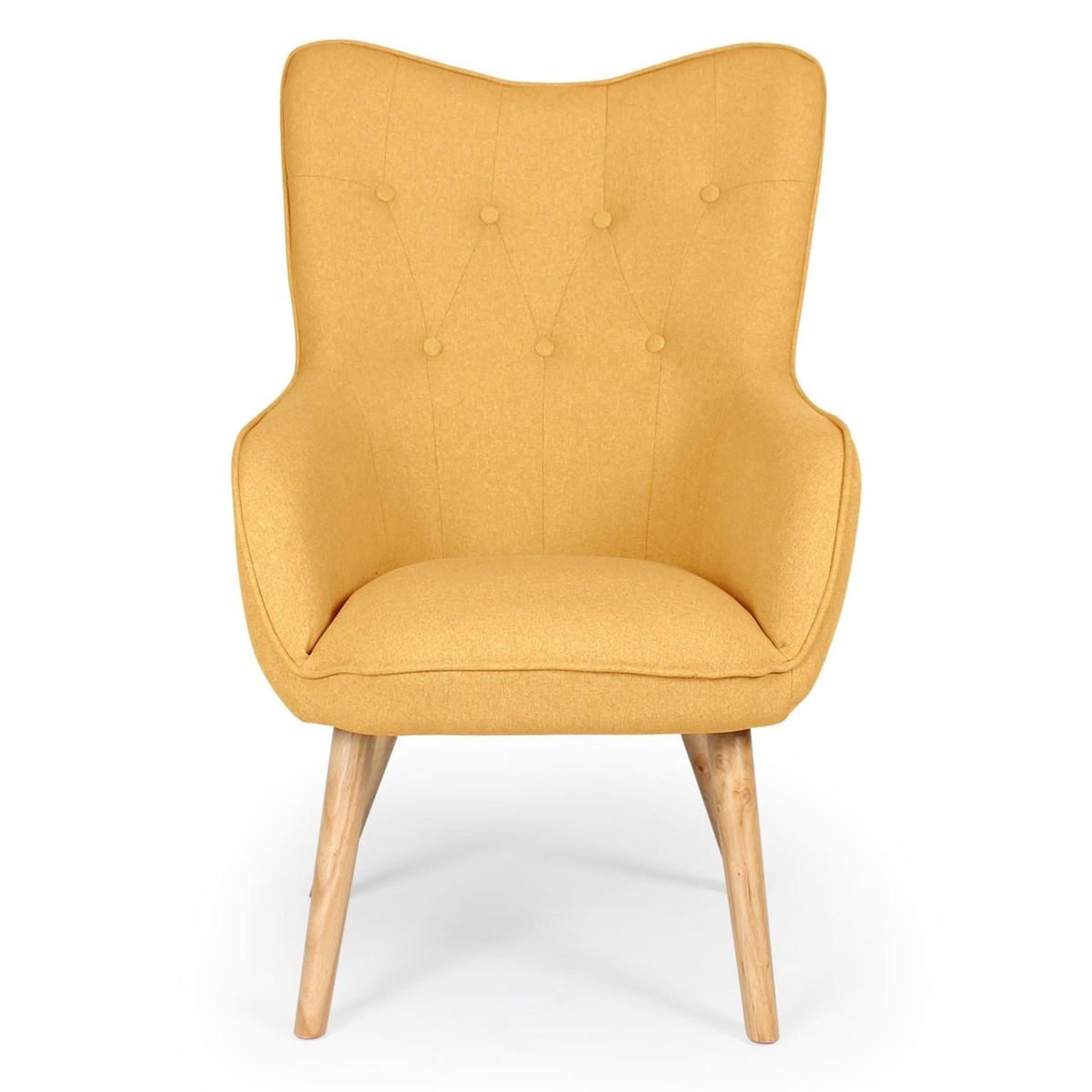 Voir la diapositive 3 : Paris Prix Fauteuil scandinave  aimee  67cm jaune