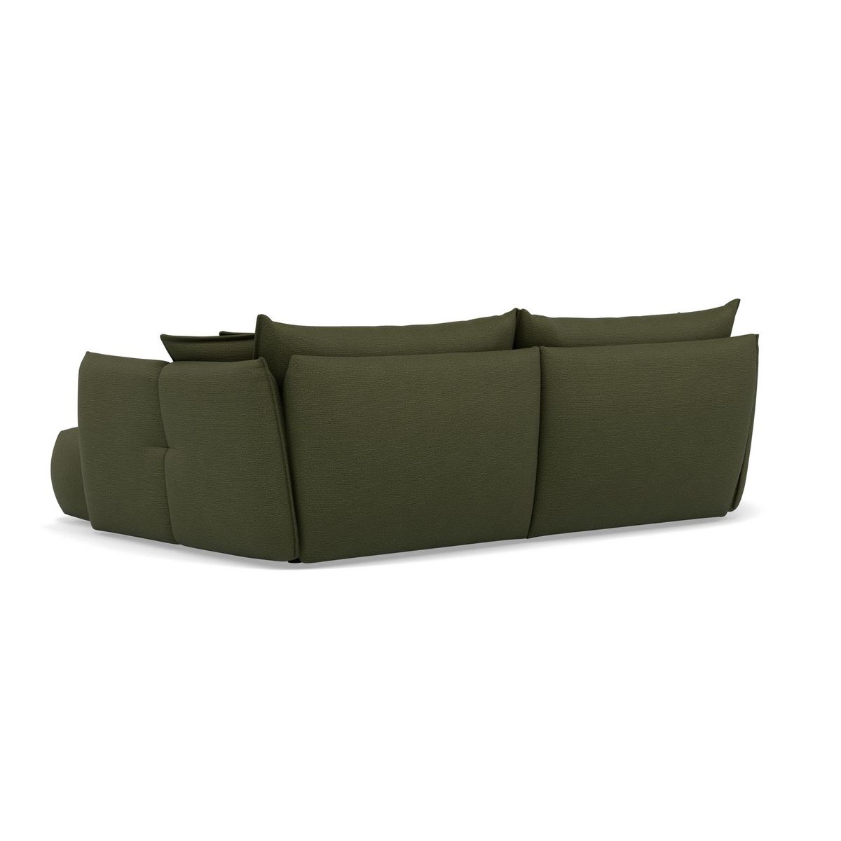 LISA DESIGN Cassiopee - canapé d'angle droit 4 places en tissu texturé