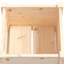 Voir la diapositive 5 : VIDAXL Jardiniere d'exterieur 50x50x70 cm bois de pin massif