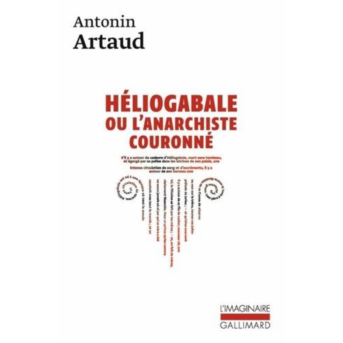 HELIOGABALE OU L'ANARCHISTE COURONNE, Artaud Antonin