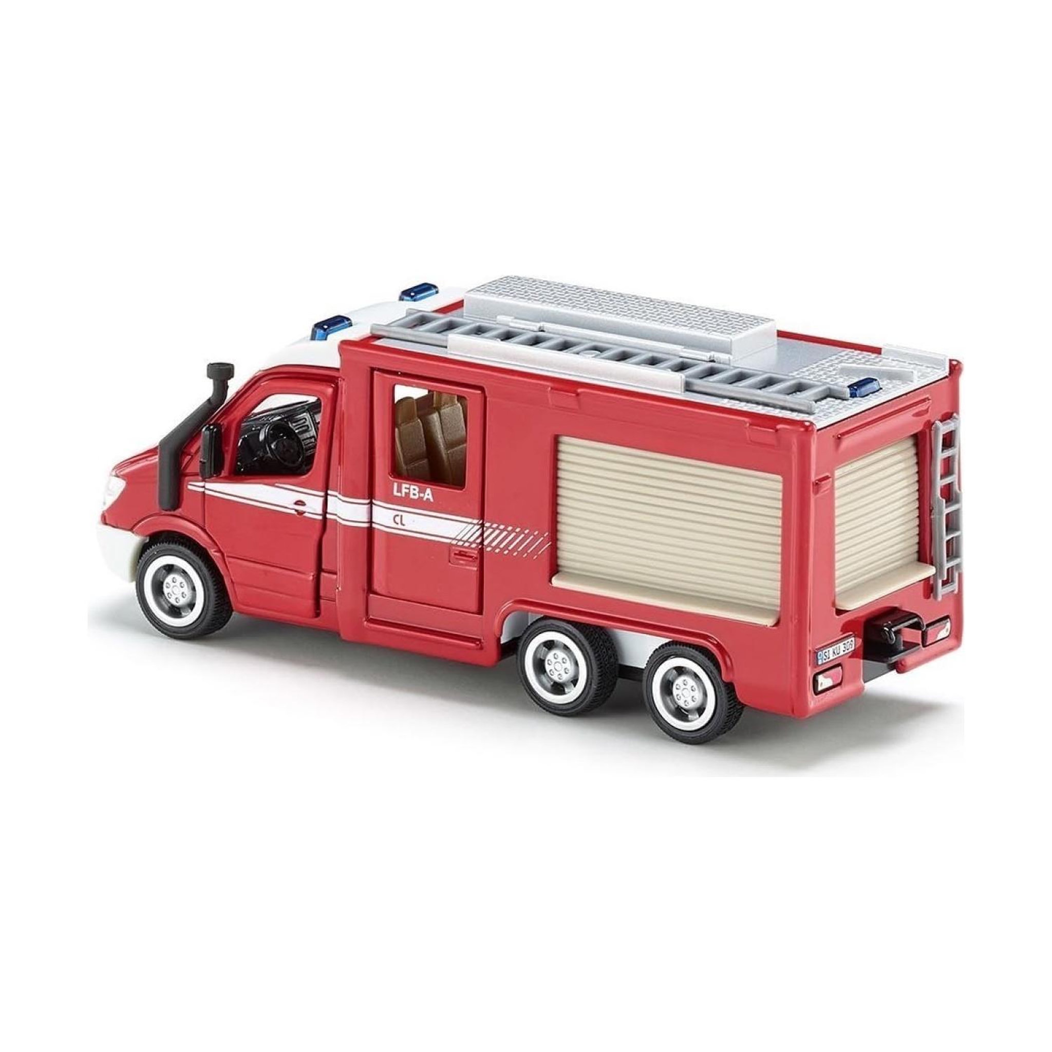 Voir la diapositive 2 : Siku Camion Pompiers Retro 1:50