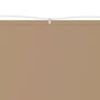 Voir la diapositive 3 : VIDAXL Auvent vertical Taupe 60x1000 cm Tissu oxford