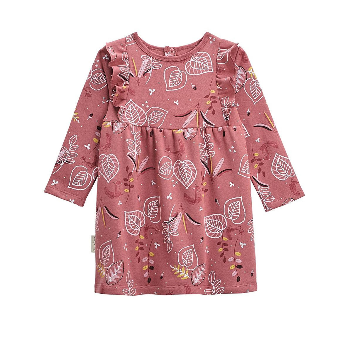 Petit Béguin Robe bébé en molleton Léonie