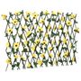 Voir la diapositive 2 : VIDAXL vidaXL Treillis de lierre artificiel extensible 5 pcs jaune 180x60 cm