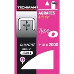TECHMAN Agrafes 4 mm - type O