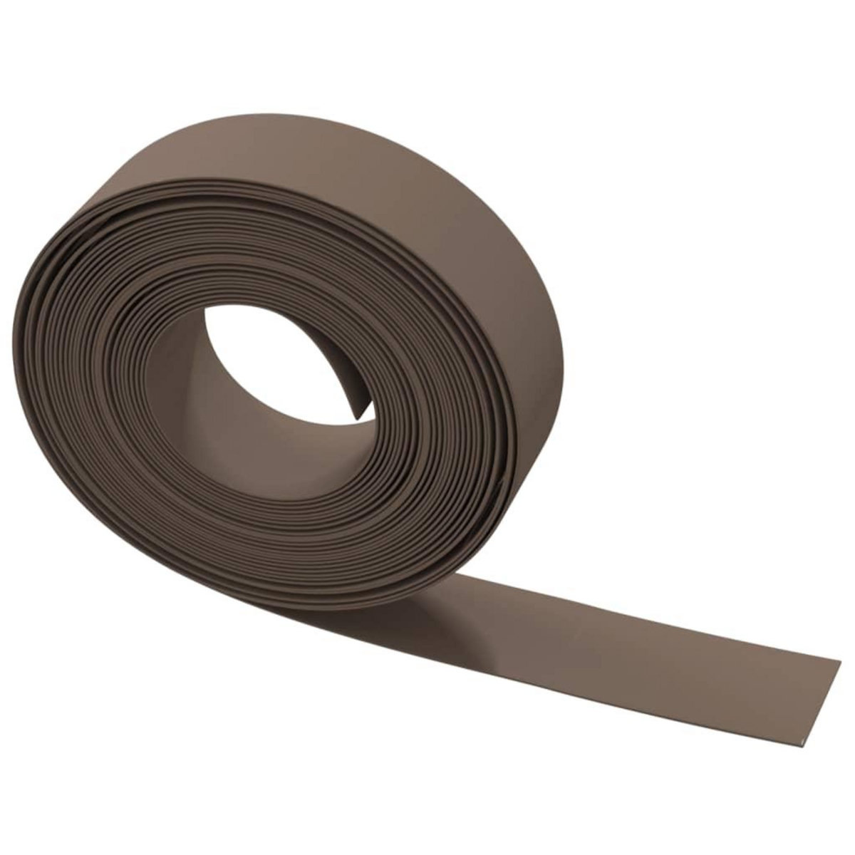VIDAXL Bordure de jardin marron 10 m 15 cm polyethylene