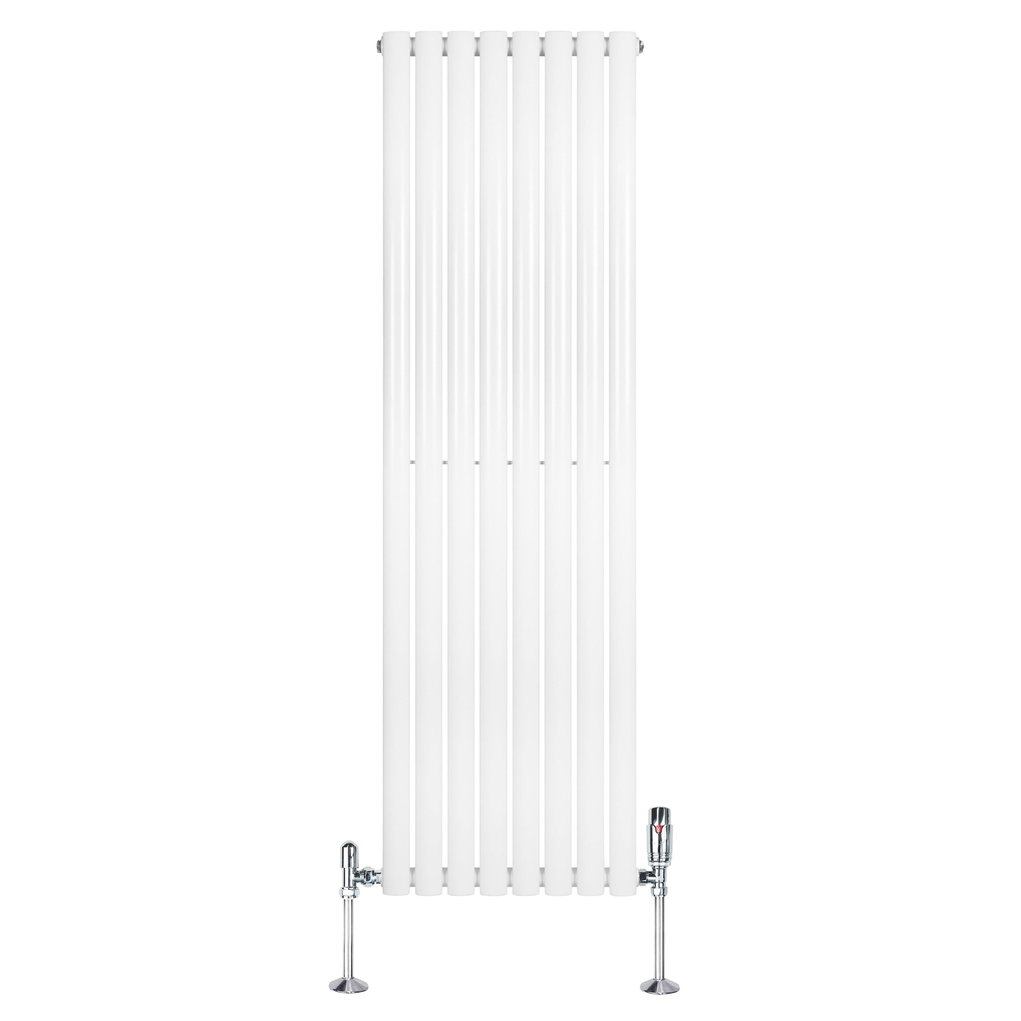 Voir la diapositive 2 : MONSTERSHOP Radiateur à colonnes ovales & vannes, 1 panneau - 1600 x 480 mm