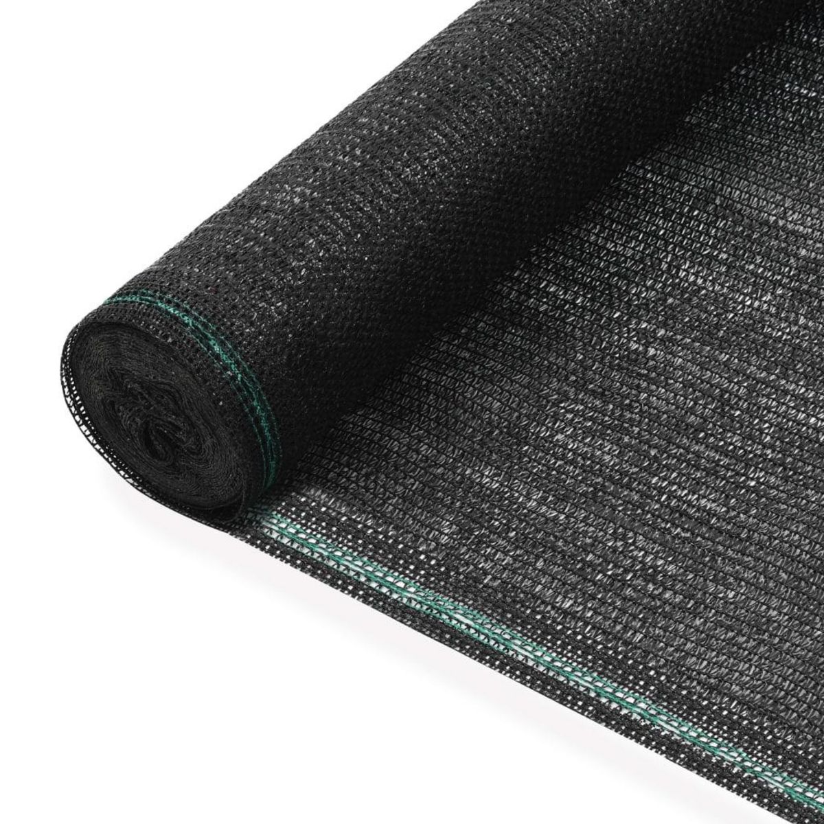 VIDAXL Cloture de tennis PEHD 1 x 100 m Noir