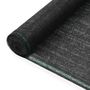 Voir la diapositive 1 : VIDAXL Cloture de tennis PEHD 1 x 100 m Noir