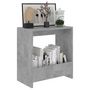 Voir la diapositive 3 : VIDAXL Table d appoint gris béton 50x26x50 cm bois d ingénierie