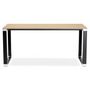 Voir la diapositive 2 : Paris Prix Bureau Design  Hovik  160cm Naturel & Noir