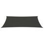 Voir la diapositive 3 : VIDAXL Voile d'ombrage 160 g/m^2 Anthracite 2x5 m PEHD