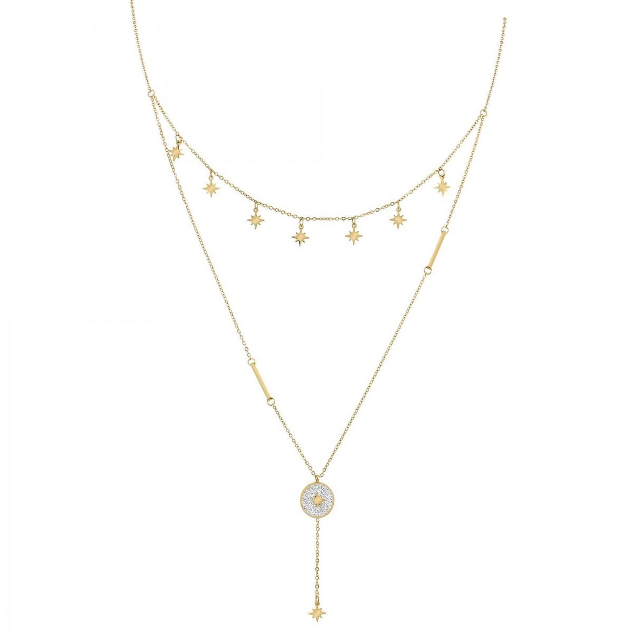 Voir la diapositive 3 : SC BOHEME Collier SC Bohème orné de Cristaux scintillants