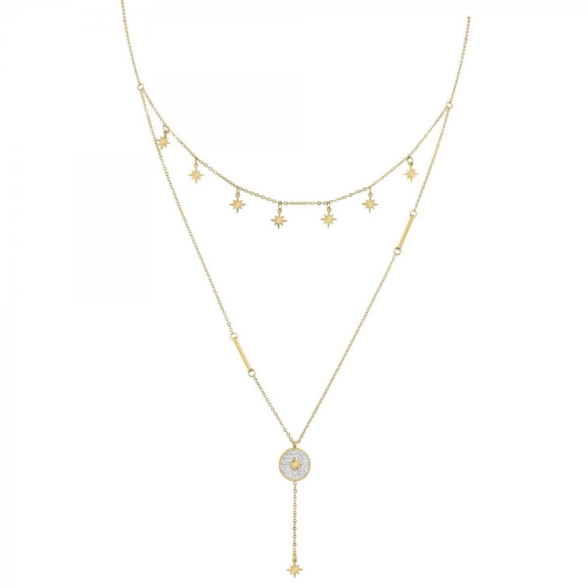 SC BOHEME Collier SC Bohème orné de Cristaux scintillants