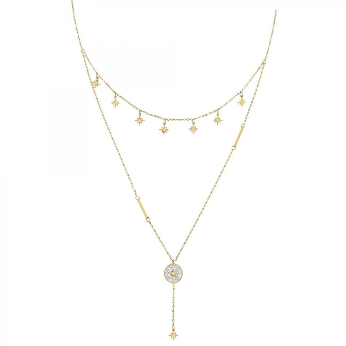 SC BOHEME Collier SC Bohème orné de Cristaux scintillants