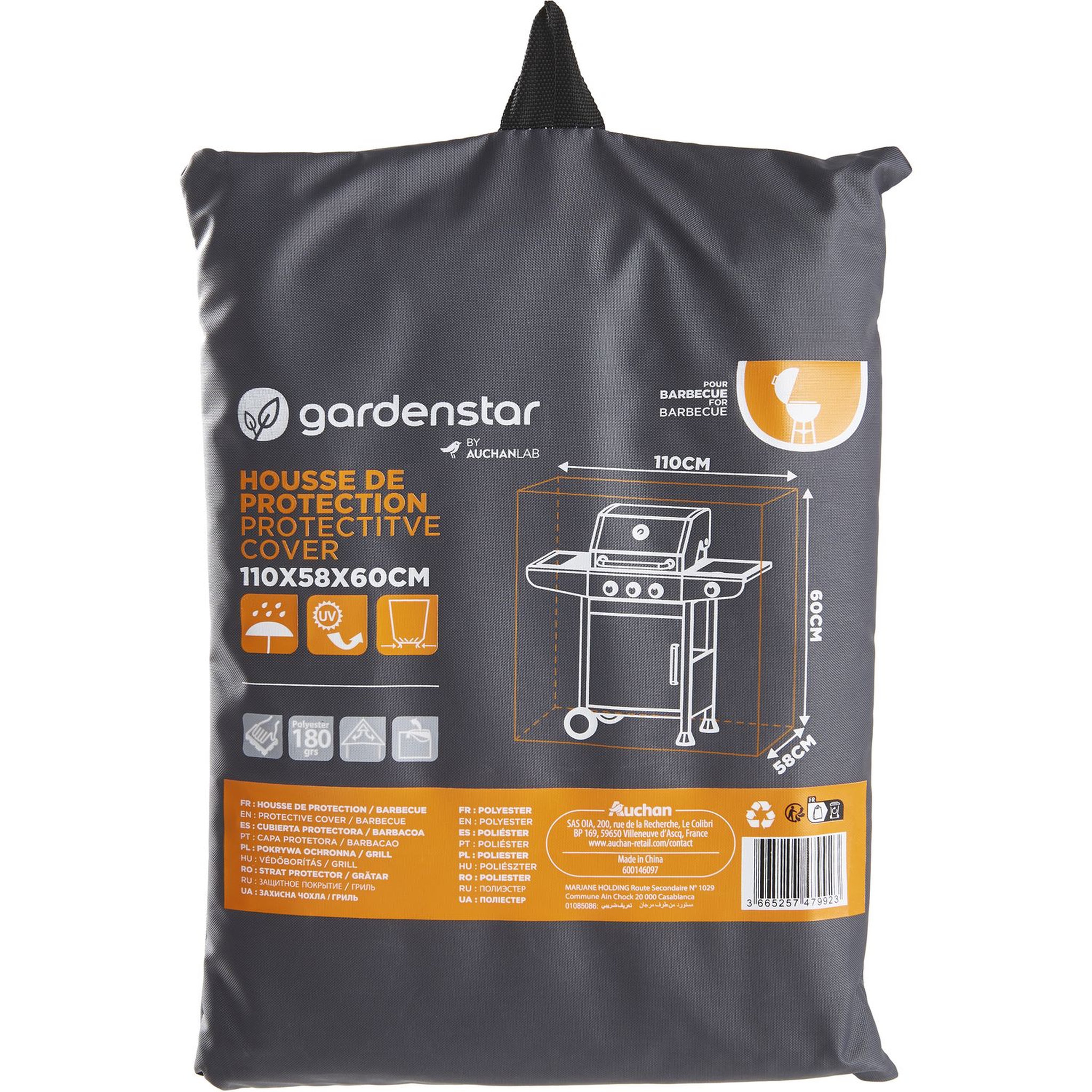 GARDENSTAR Housse de protection Barbecue - Polyester - 110X58X60cm