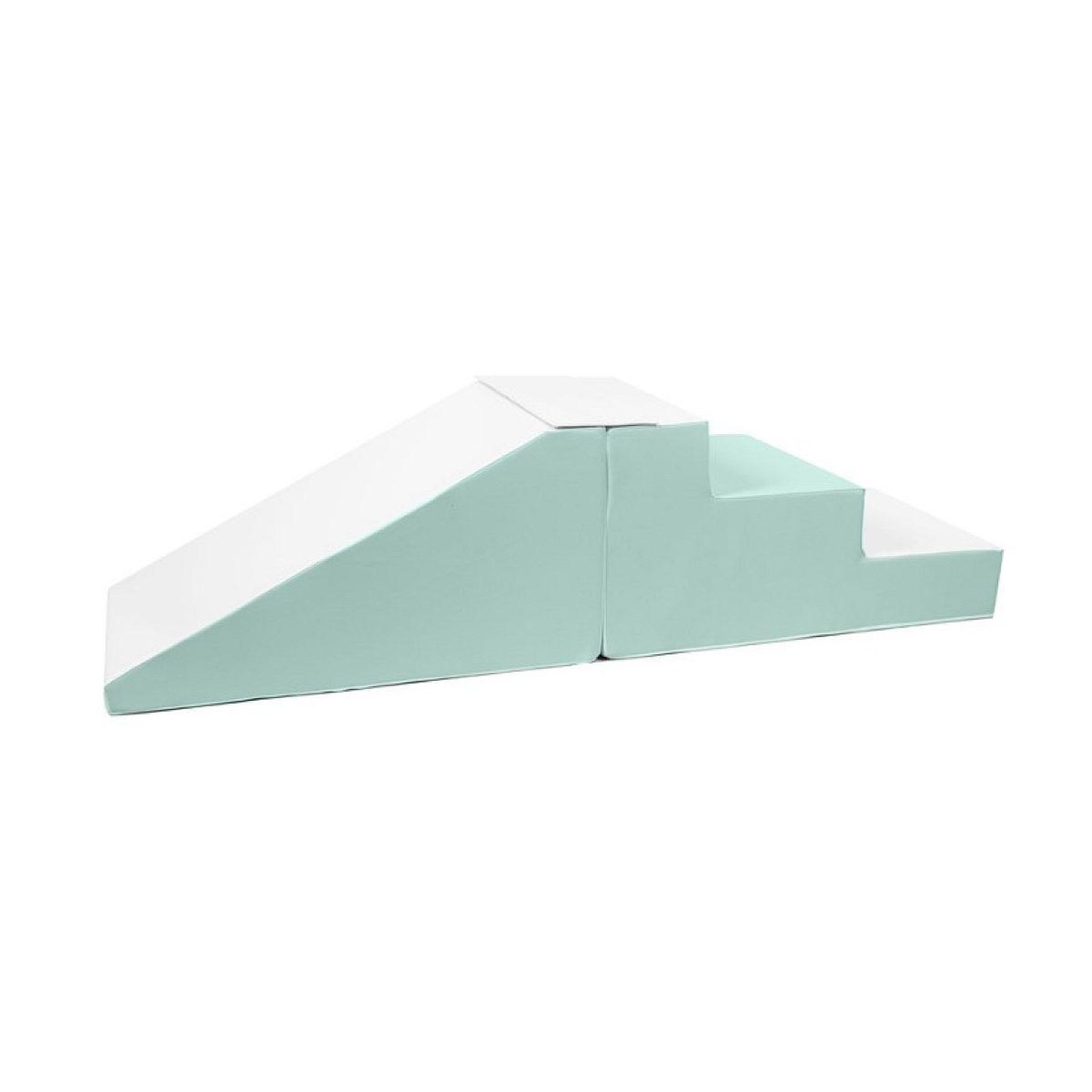 VELINDA Lot de 2 grands blocs en mousse blanc menthe