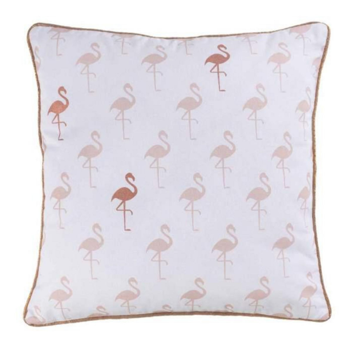 Paris Prix Housse de Coussin  Flamango  40x40cm Rose