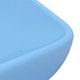 VIDAXL Lavabo de luxe rectangulaire Bleu clair mat 71x38 cm Ceramique