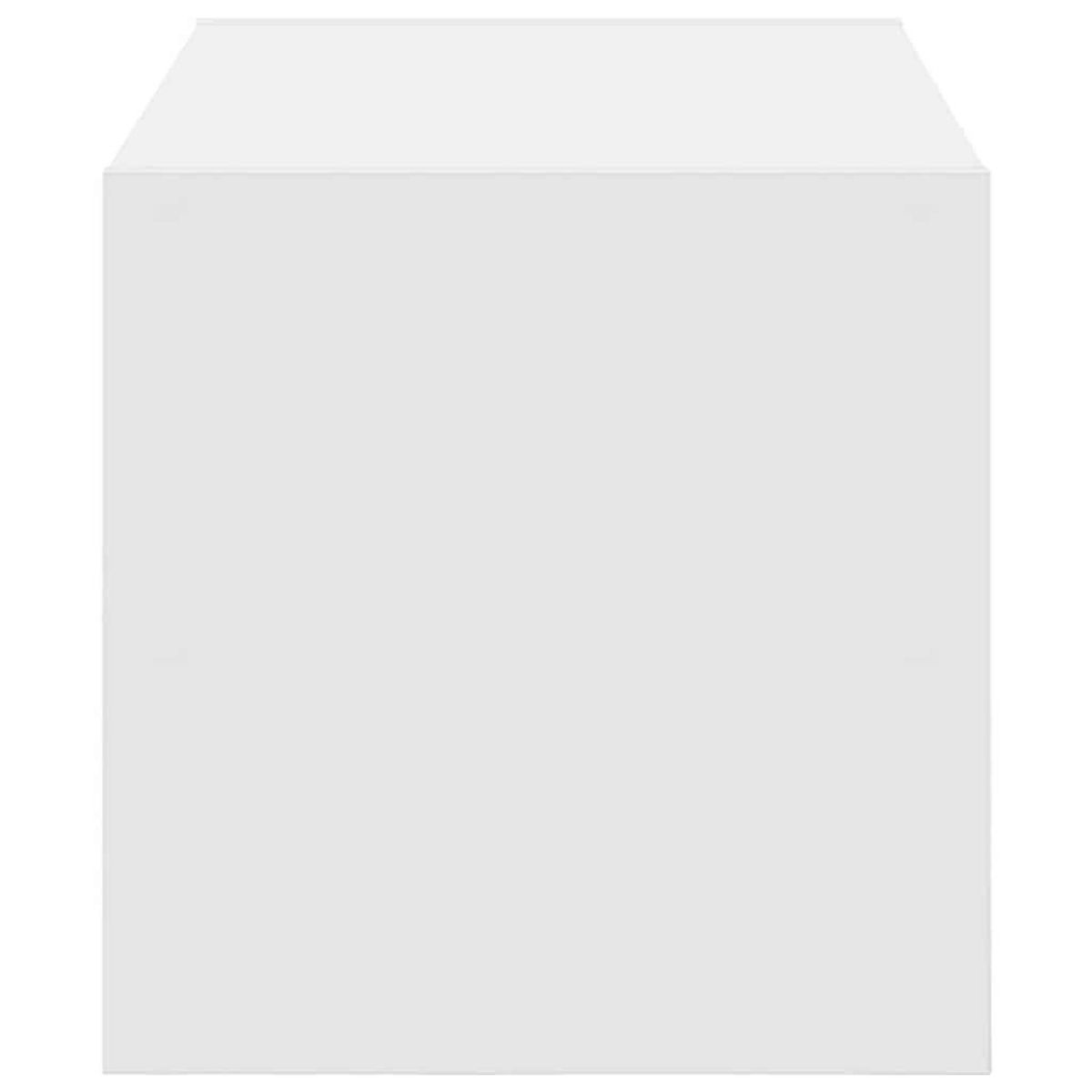 VIDAXL Etagere a chaussures empilable blanc 60x30x30,5 cm