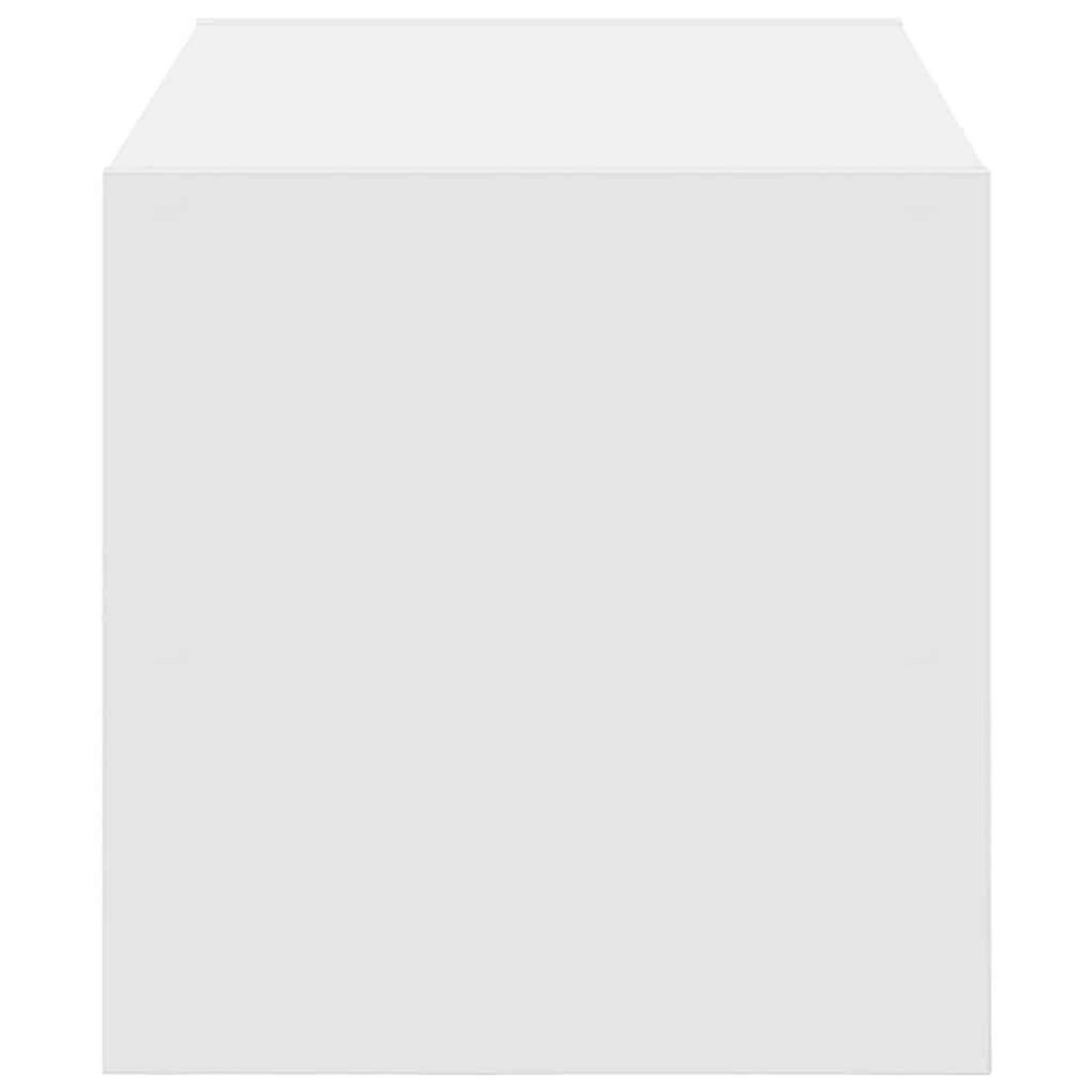 VIDAXL Etagere a chaussures empilable blanc 60x30x30,5 cm