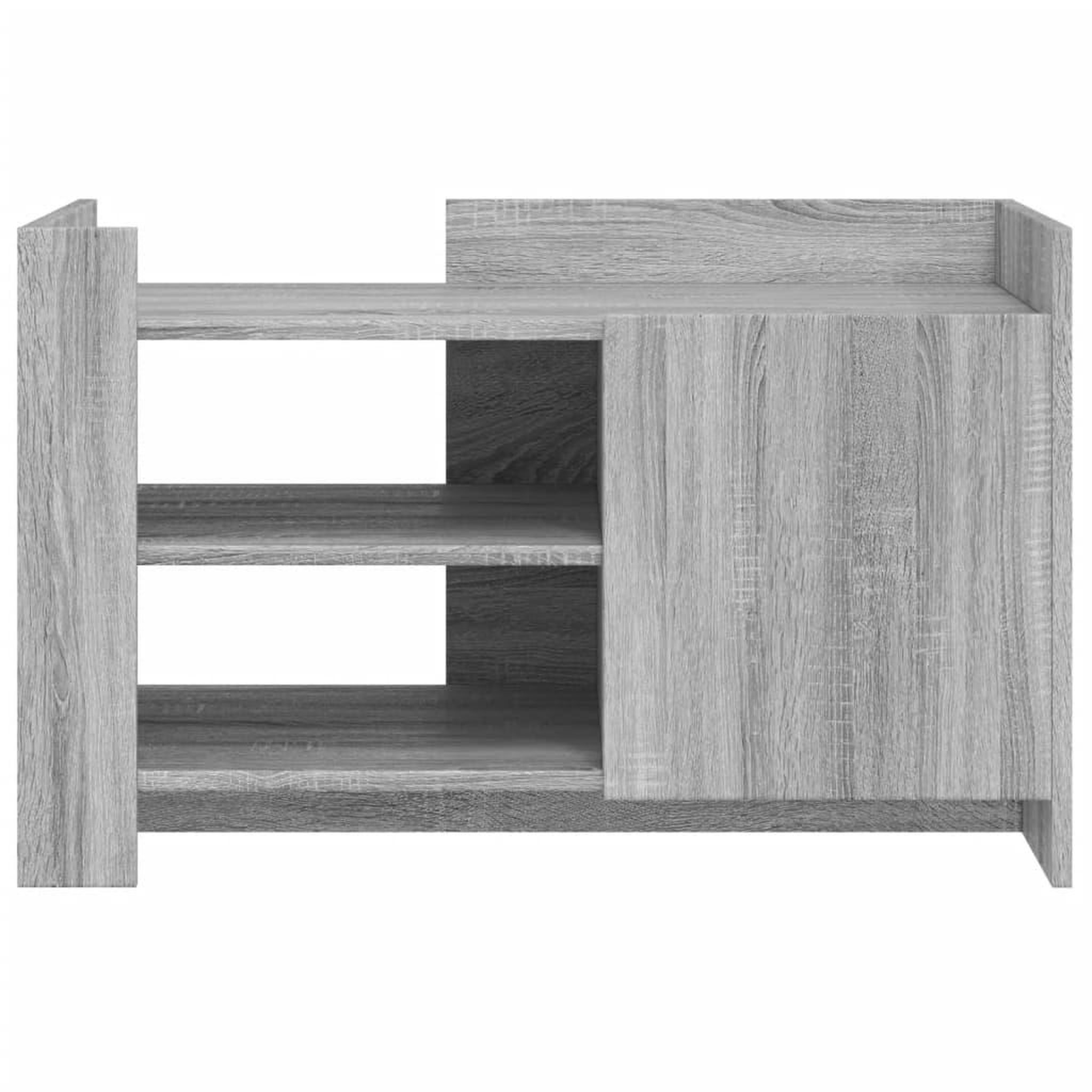 Voir la diapositive 4 : VIDAXL Table basse sonoma gris 80x50x50 cm Bois d'ingenierie