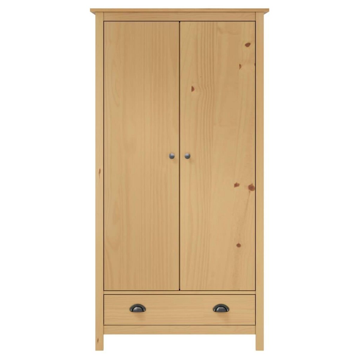 VIDAXL Garde-robe a 2 portes Hill 89x50x170 cm Bois de pin solide