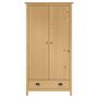 Voir la diapositive 2 : VIDAXL Garde-robe a 2 portes Hill 89x50x170 cm Bois de pin solide