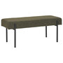 Voir la diapositive 1 : LISA DESIGN Romeo - banc - tissu bouclette - 100 cm