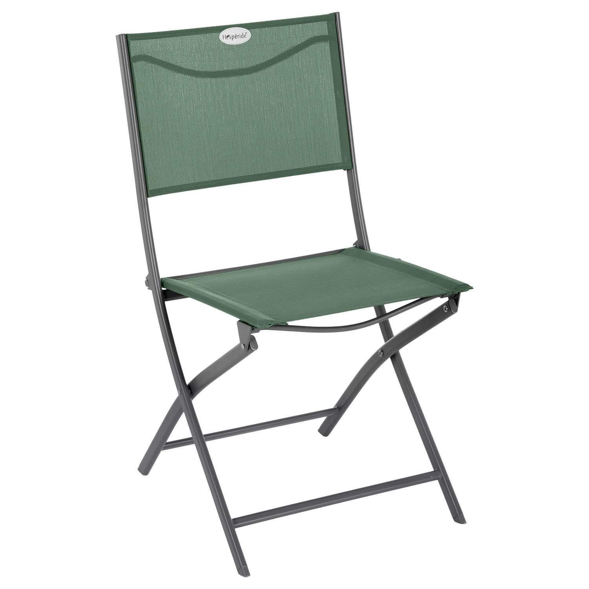 Voir la diapositive 2 : TOILINUX Lot de 4 Chaises de jardin pliables Modula