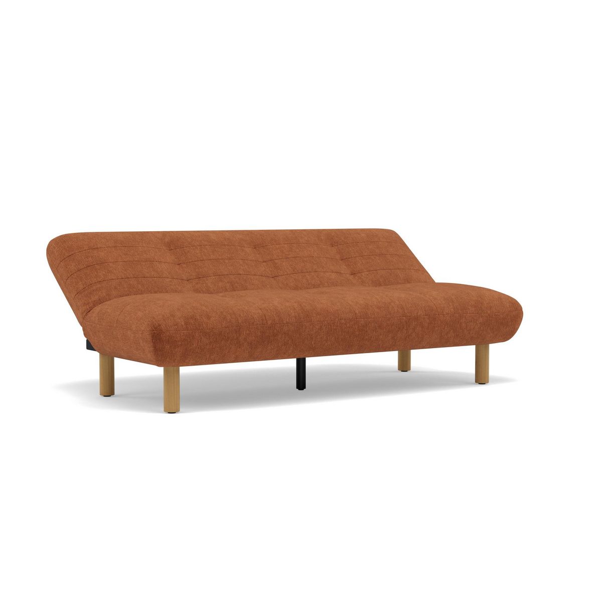 BEST MOBILIER Soan - banquette 2 places convertible clic-clac en velours texturé