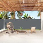 VIDAXL Auvent lateral retractable Anthracite 180x1000 cm