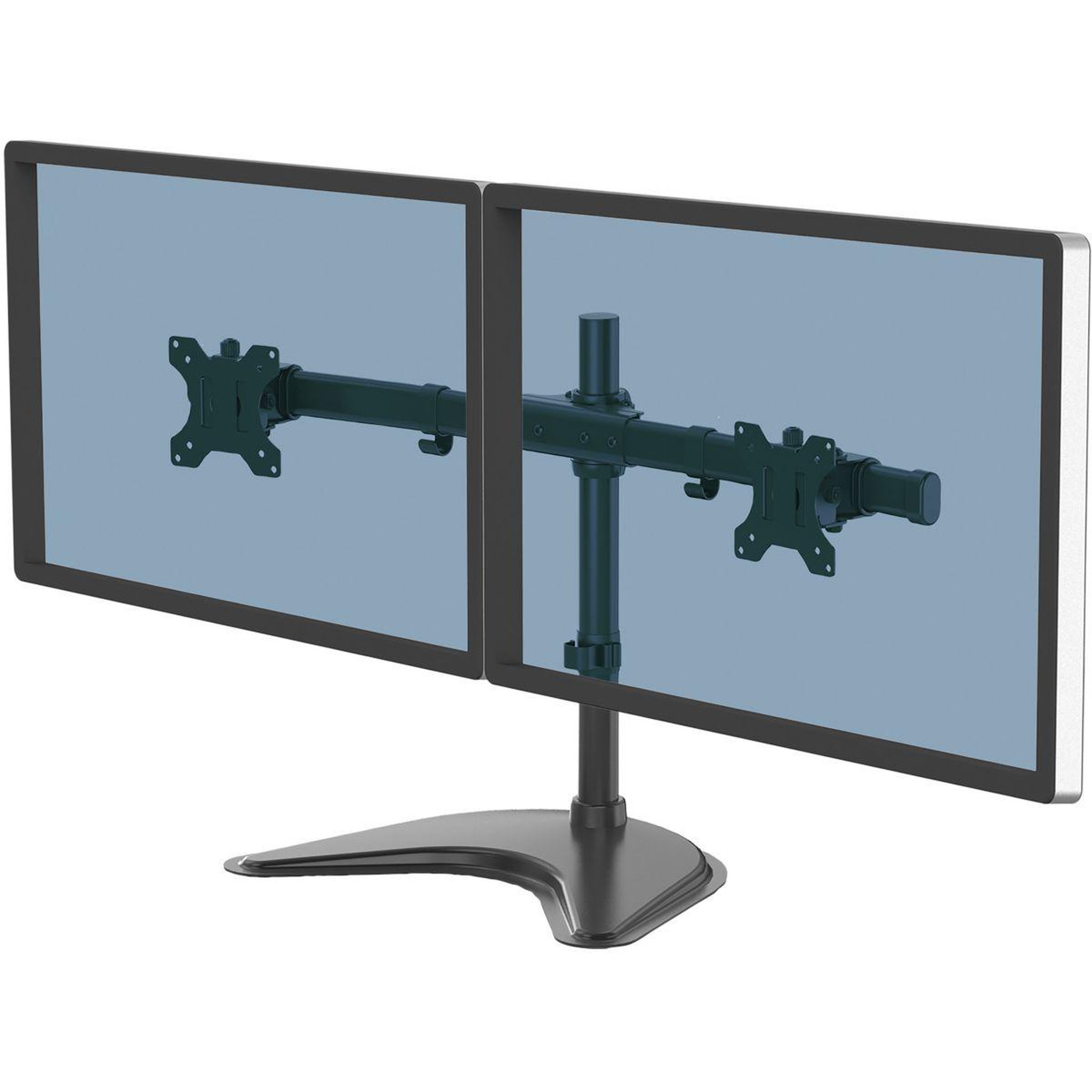 Voir la diapositive 1 : Fellowes Support écran pc support double horizontal sur pied