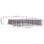 Voir la diapositive 5 : VIDAXL Chenil d'exterieur pour chiens avec toit argente 12x12x2,5 m