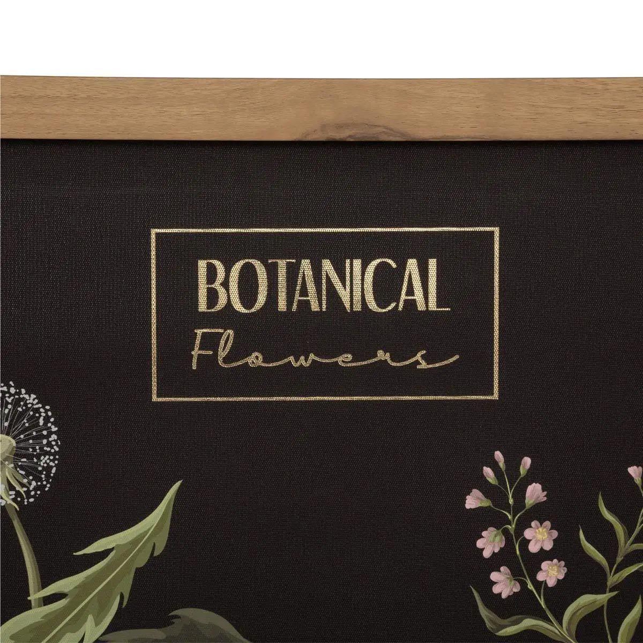 Voir la diapositive 2 : ATMOSPHERA Déco murale à suspendre  midnight garden  50x73cm noir