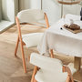 Voir la diapositive 5 : SOBUY Chaise Pliante Cuisine Blanc 47.5x41.5x77cm FST92-WX2