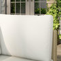 Voir la diapositive 5 : OUTSUNNY Ensemble salon de jardin d'angle 5 places design contemporain coussins déhoussables table basse acier époxy résine tressée beige