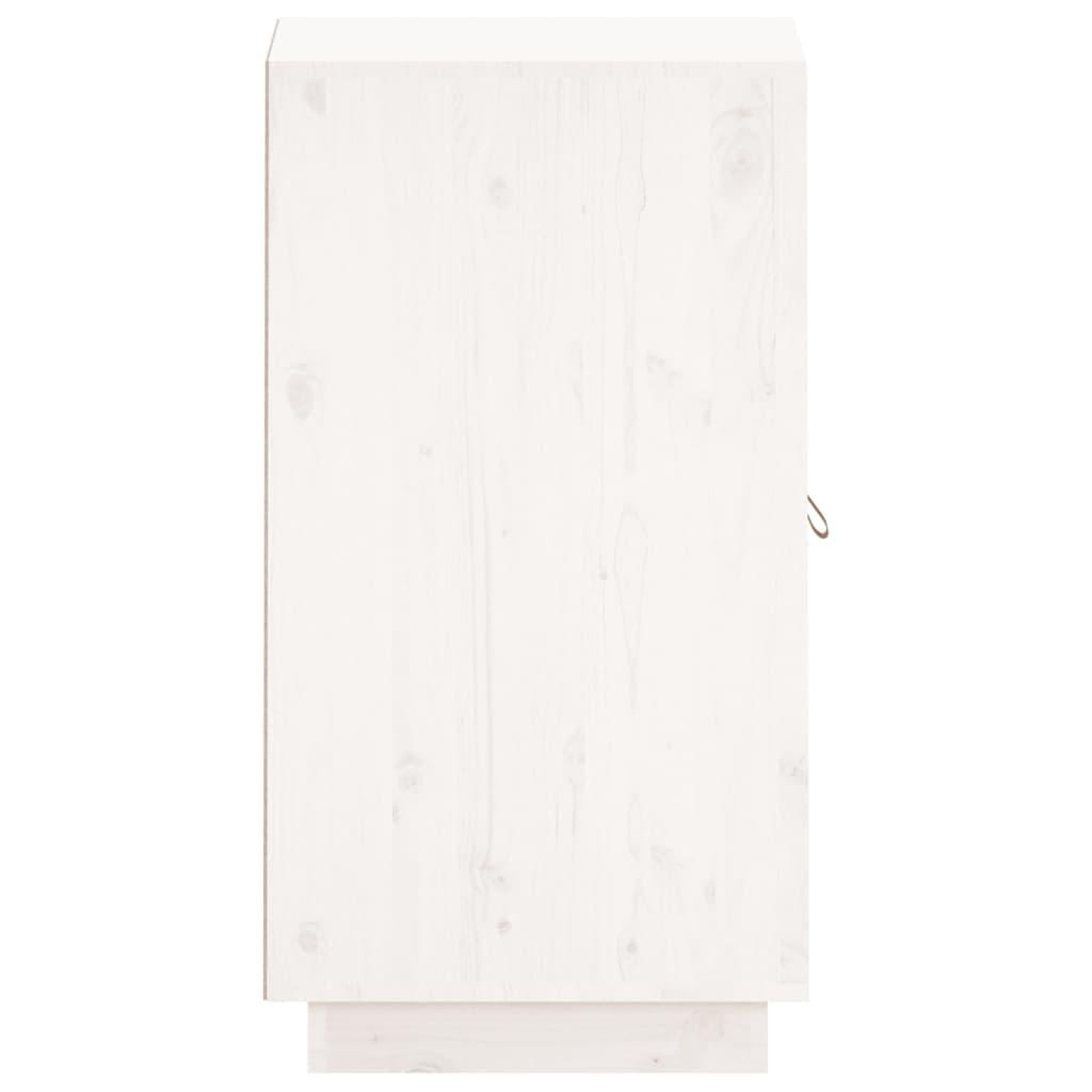 Voir la diapositive 5 : VIDAXL Buffet Blanc 34x40x75 cm Bois massif de pin