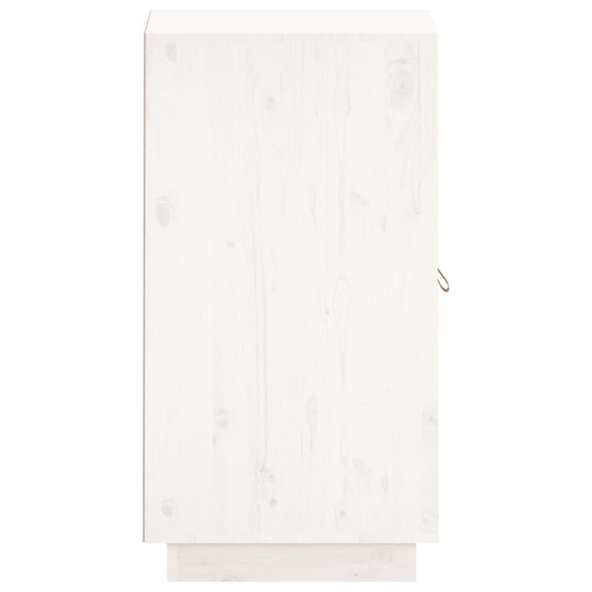 VIDAXL Buffet Blanc 34x40x75 cm Bois massif de pin
