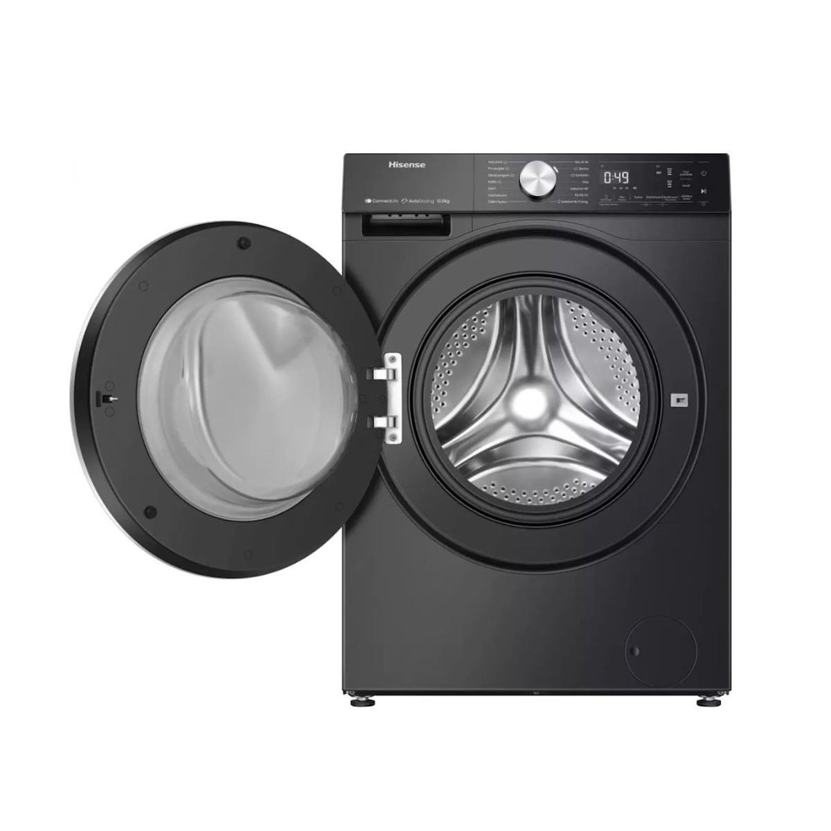 Hisense Lave-linge frontal 10.5 kg 1400 tours/min noir - WF5S1045BB